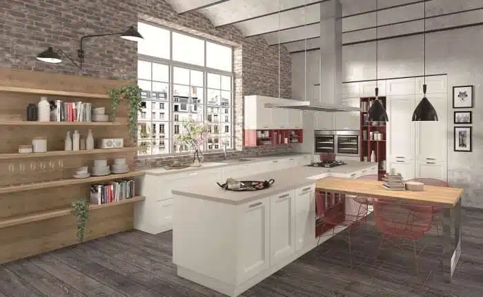 Cucina moderna in legno Angel