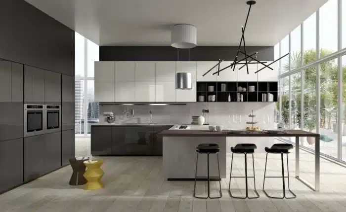 cucina in vetro modello Glass zona Venezia Treviso