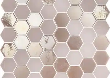 mosaico rosa per cucina