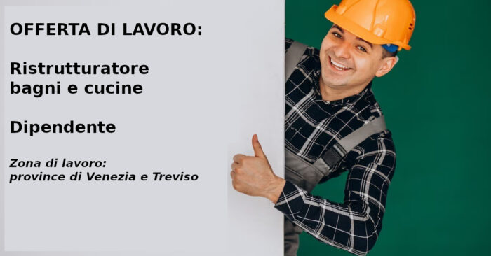 Ristrutturatore - offerta di lavoro