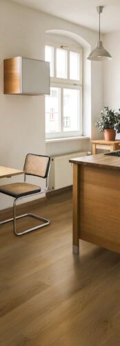 cucina con pavimentazione psc