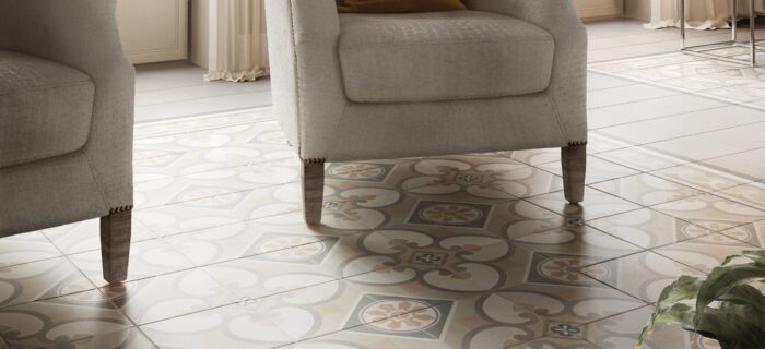 pavimento salotto cementina