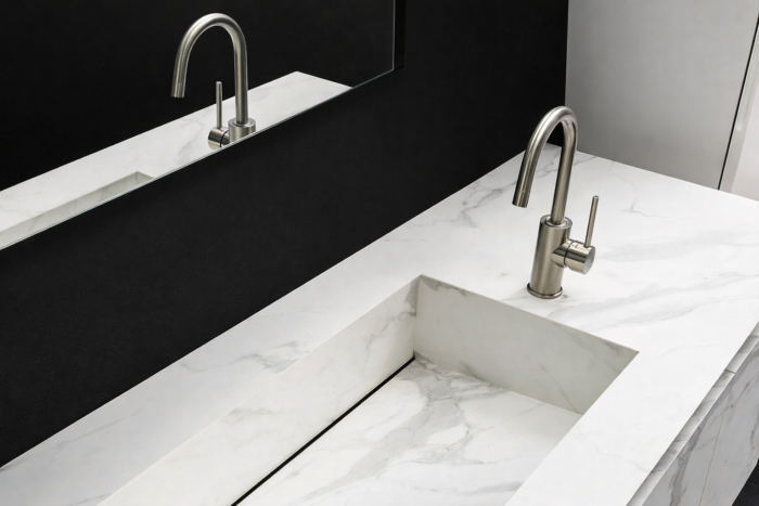 top per bagno in hpl