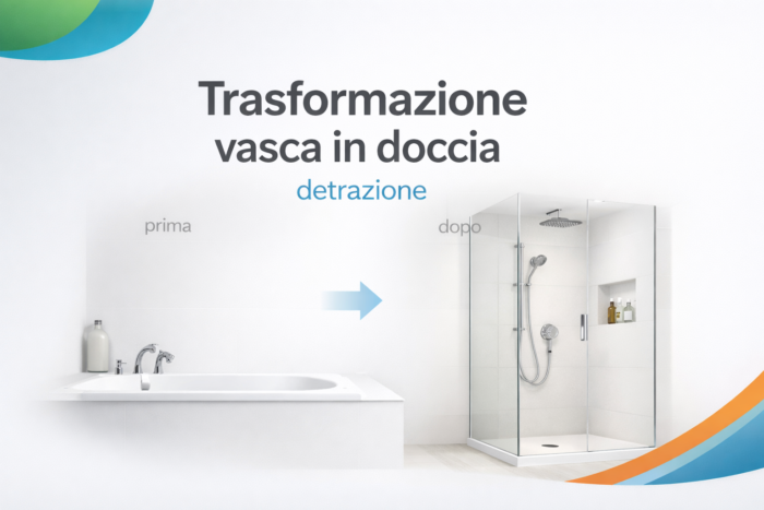 trasformazione vasca in doccia detrazione