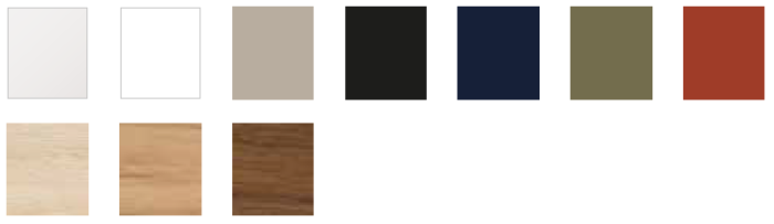 colori e finiture serie no