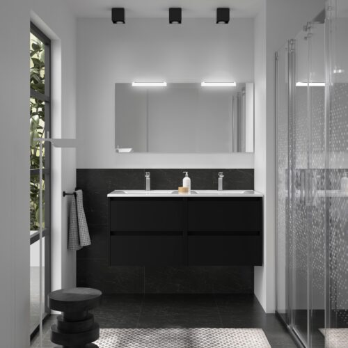 offerte mobiletti bagno economici sospeso 2 lavandini
