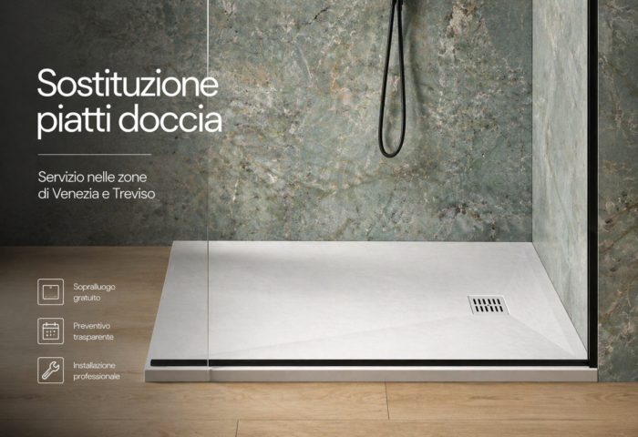 sostituzione piatti doccia Venezia Treviso
