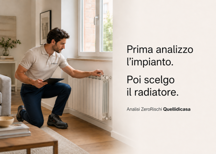 analisi impianto prima di scegliere radiatori in alluminio