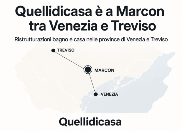 Venezia e Treviso: le provincie dove lavora Quellidicasa