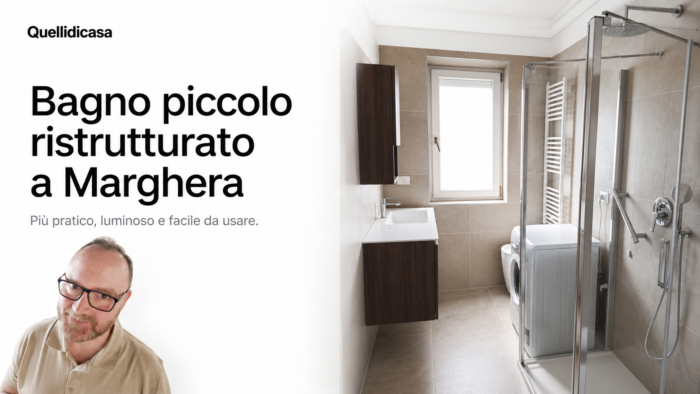 bagno piccolo anziani ristrutturato Marghera Venezia