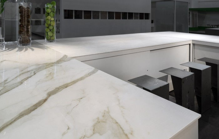 top cucina gres marmo calacatta