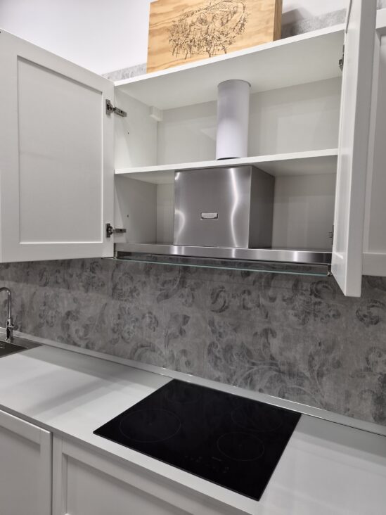 cappa scomparsa rinnovo esposizione cucina legno harmony