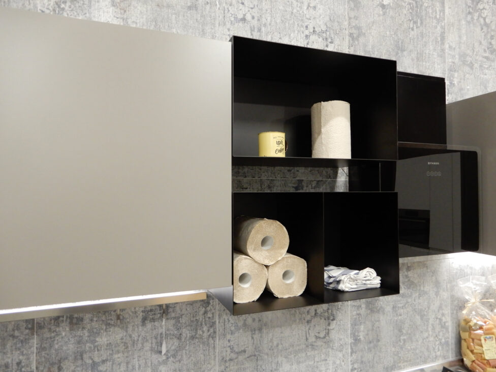 pensili legno e metallo cucina Love offerta rinnovo esposizione