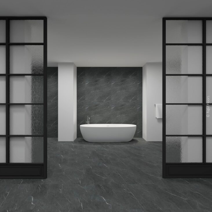 rivestimento spc bagno pietra grigia